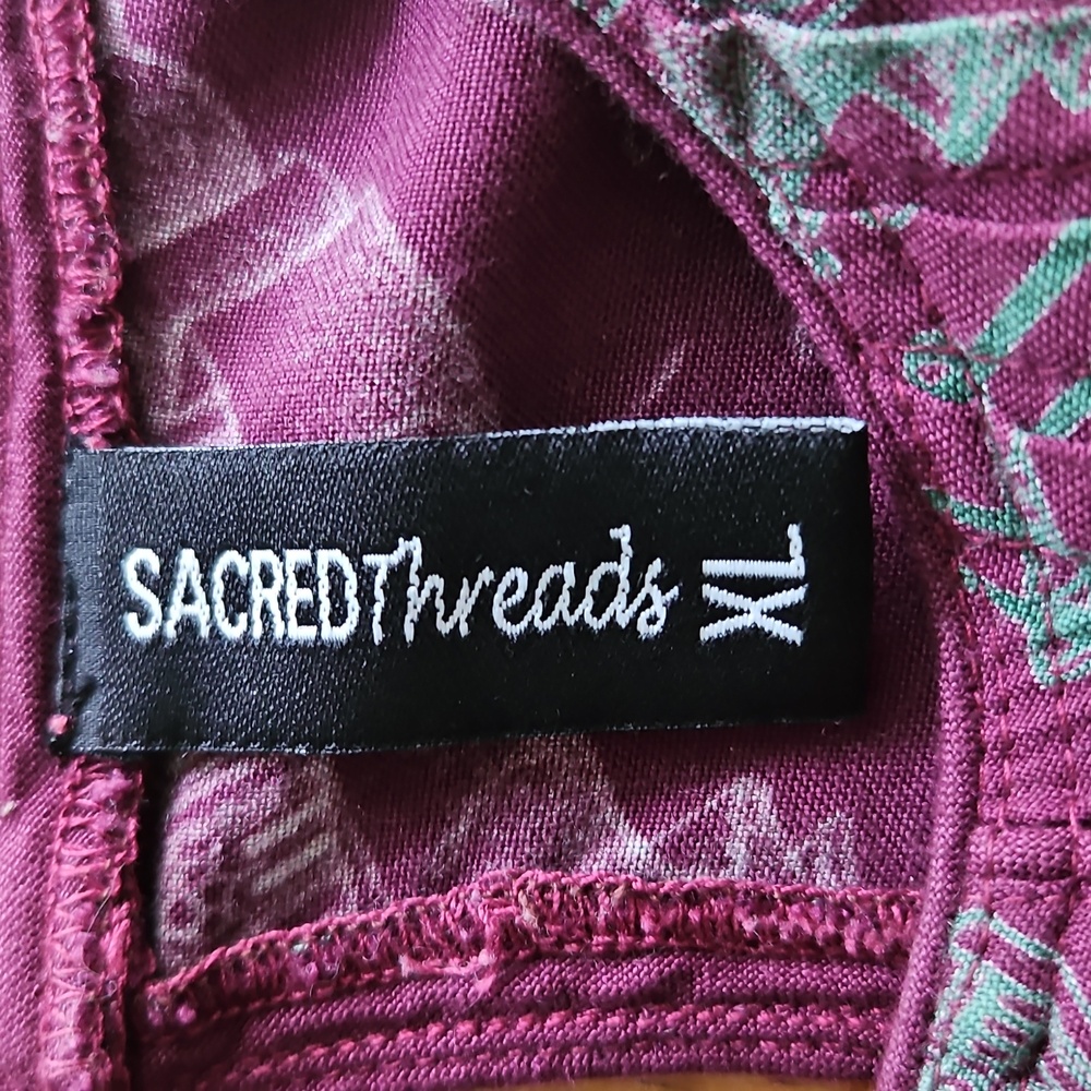 Sacred Threads Rayon Patterned Top - image 5